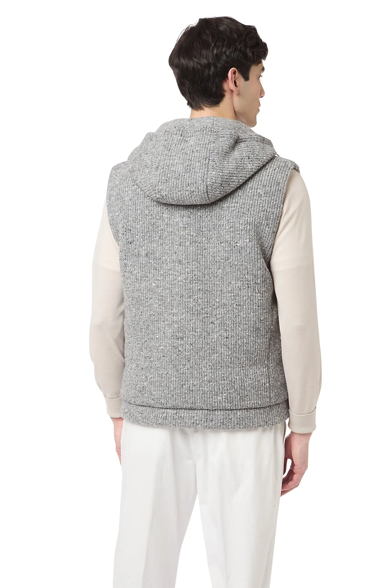 HOODED VEST sold by Eleventy product image thumbnail 4