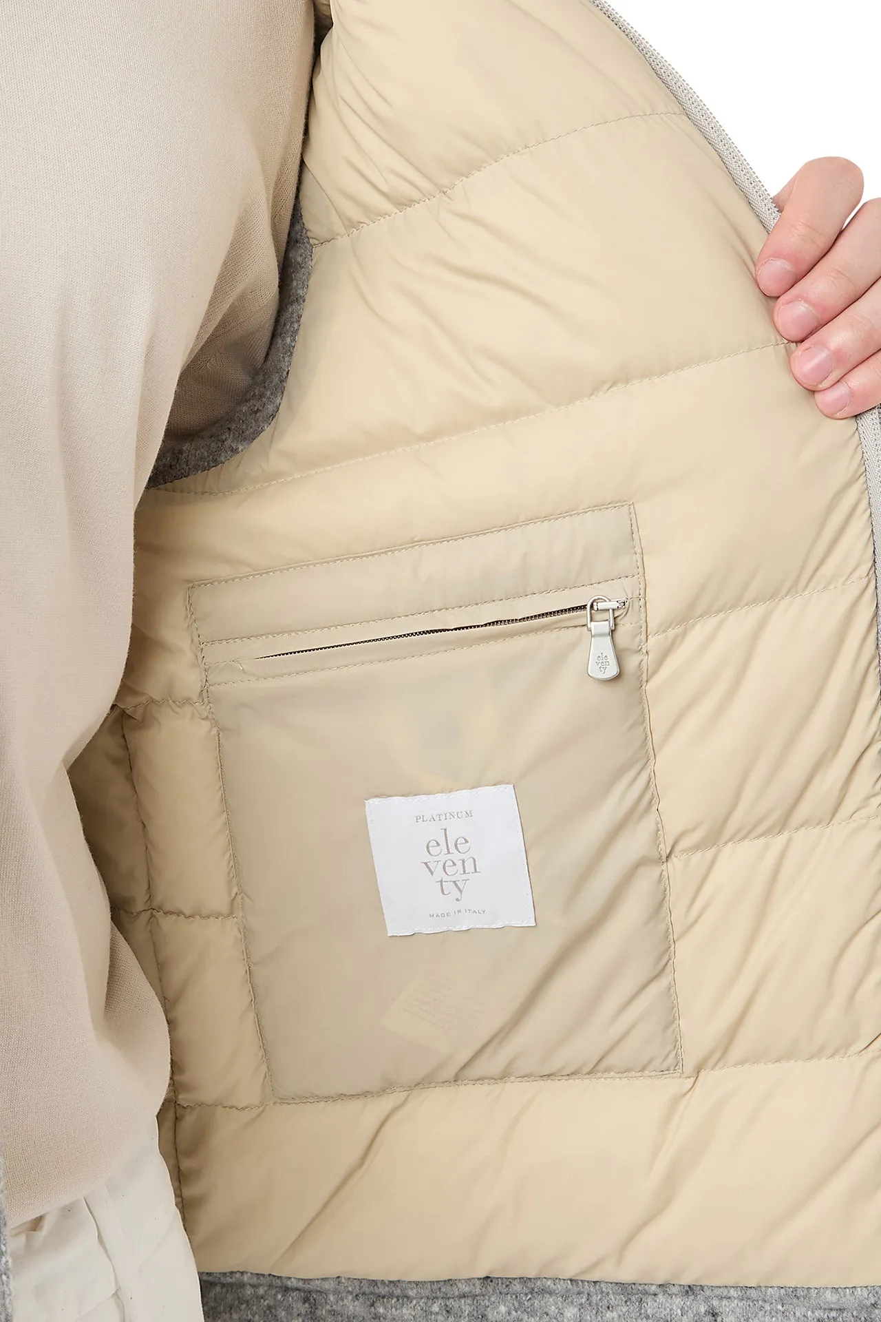 HOODED VEST sold by Eleventy product image thumbnail 5