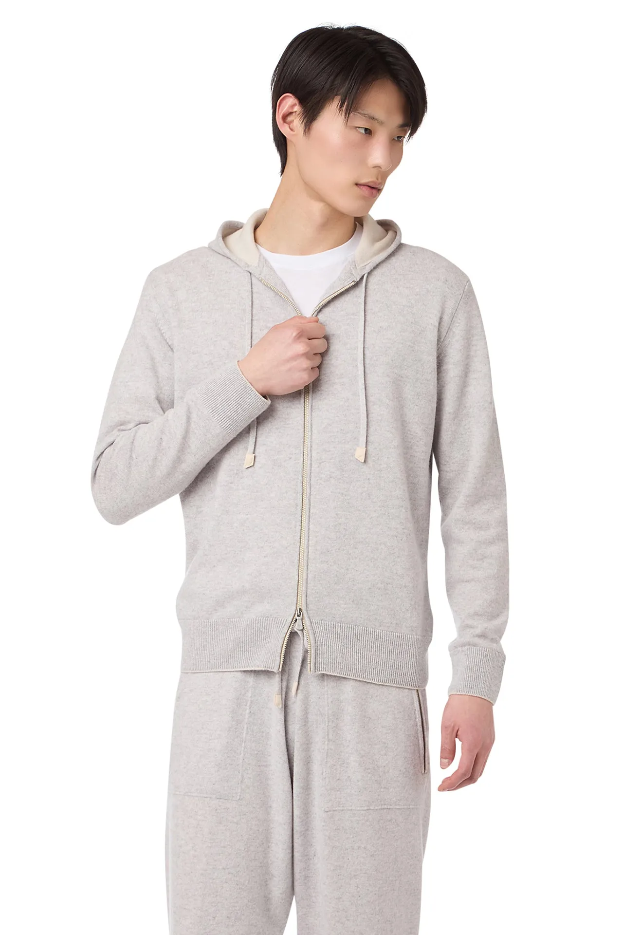 FULL ZIP HOODED SWEATER sold by Eleventy product image thumbnail 3