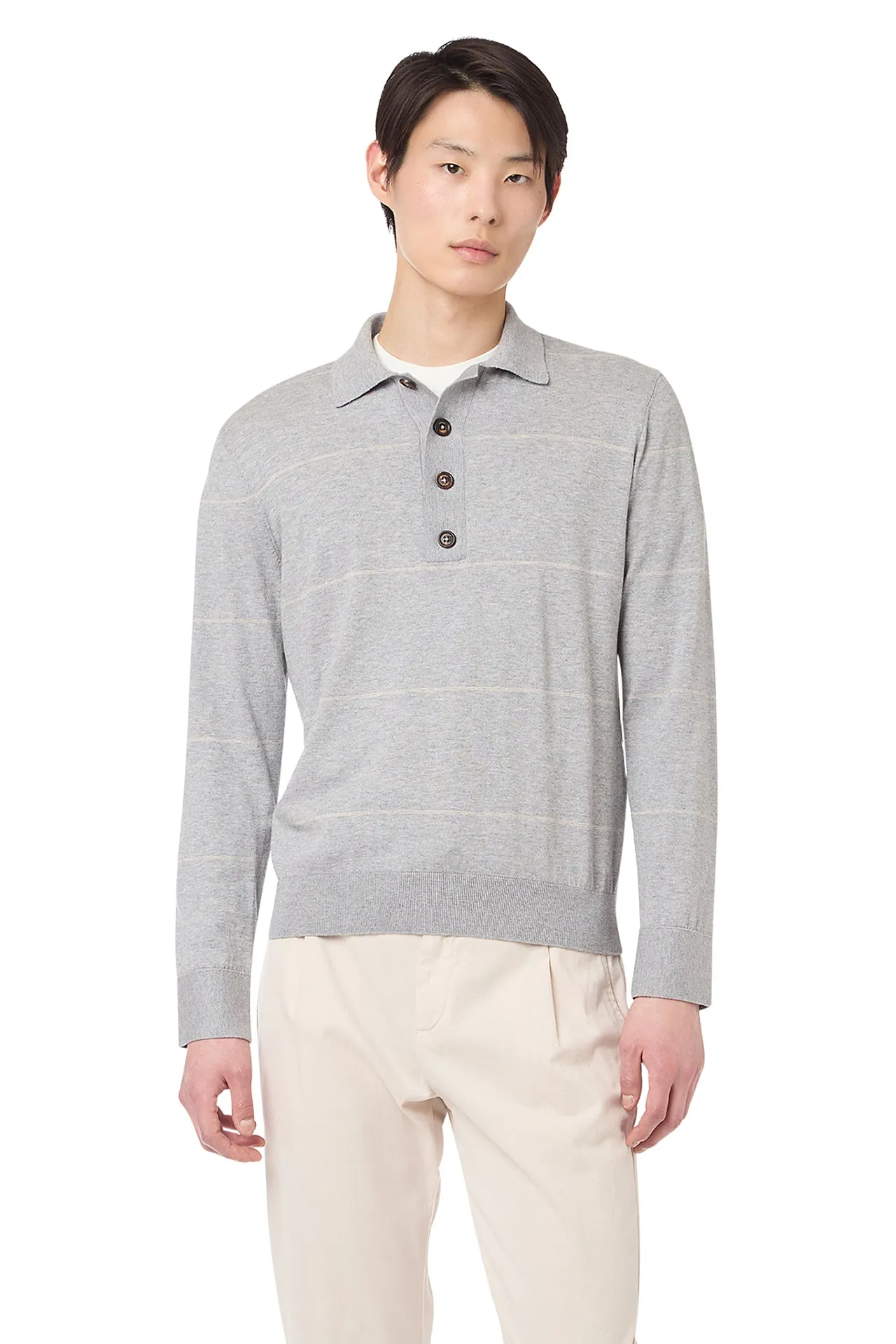 4-BUTTON POLO SHIRT sold by Eleventy product image thumbnail 2