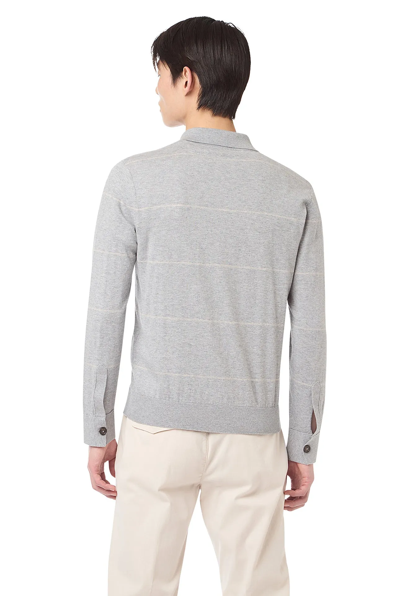 4-BUTTON POLO SHIRT sold by Eleventy product image thumbnail 4