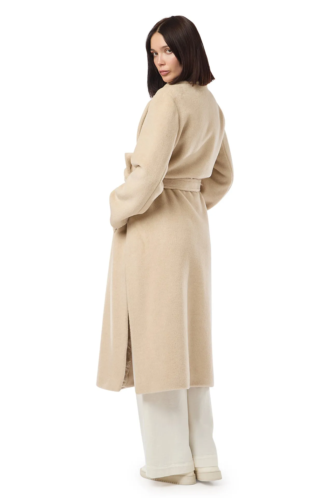 LONG COAT WITH BELT sold by Eleventy product image thumbnail 4