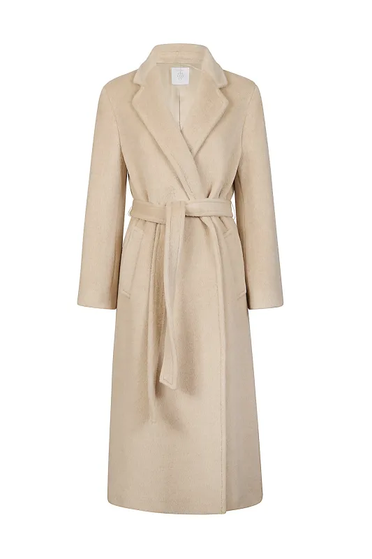 LONG COAT WITH BELT sold by Eleventy