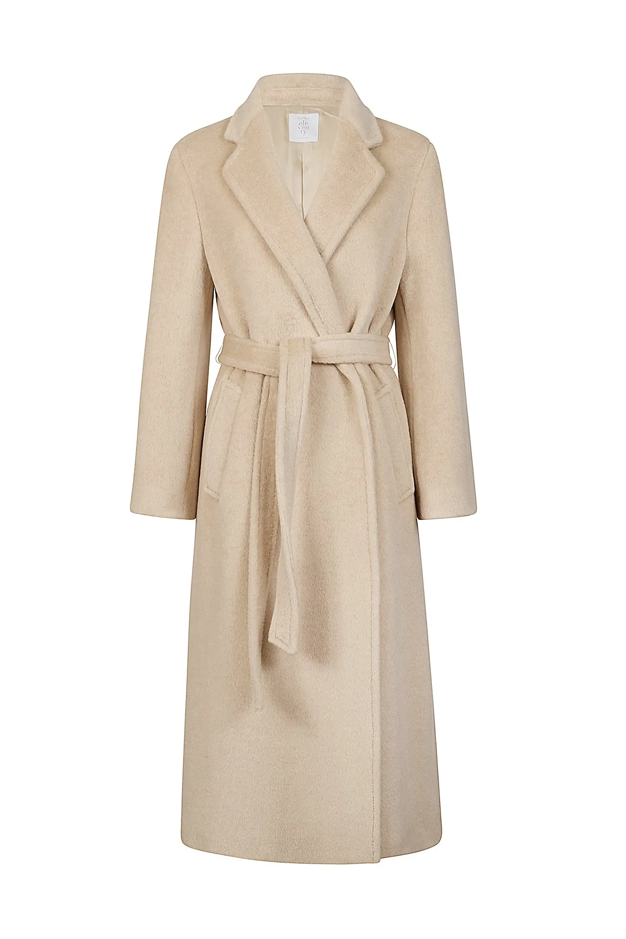 LONG COAT WITH BELT sold by Eleventy