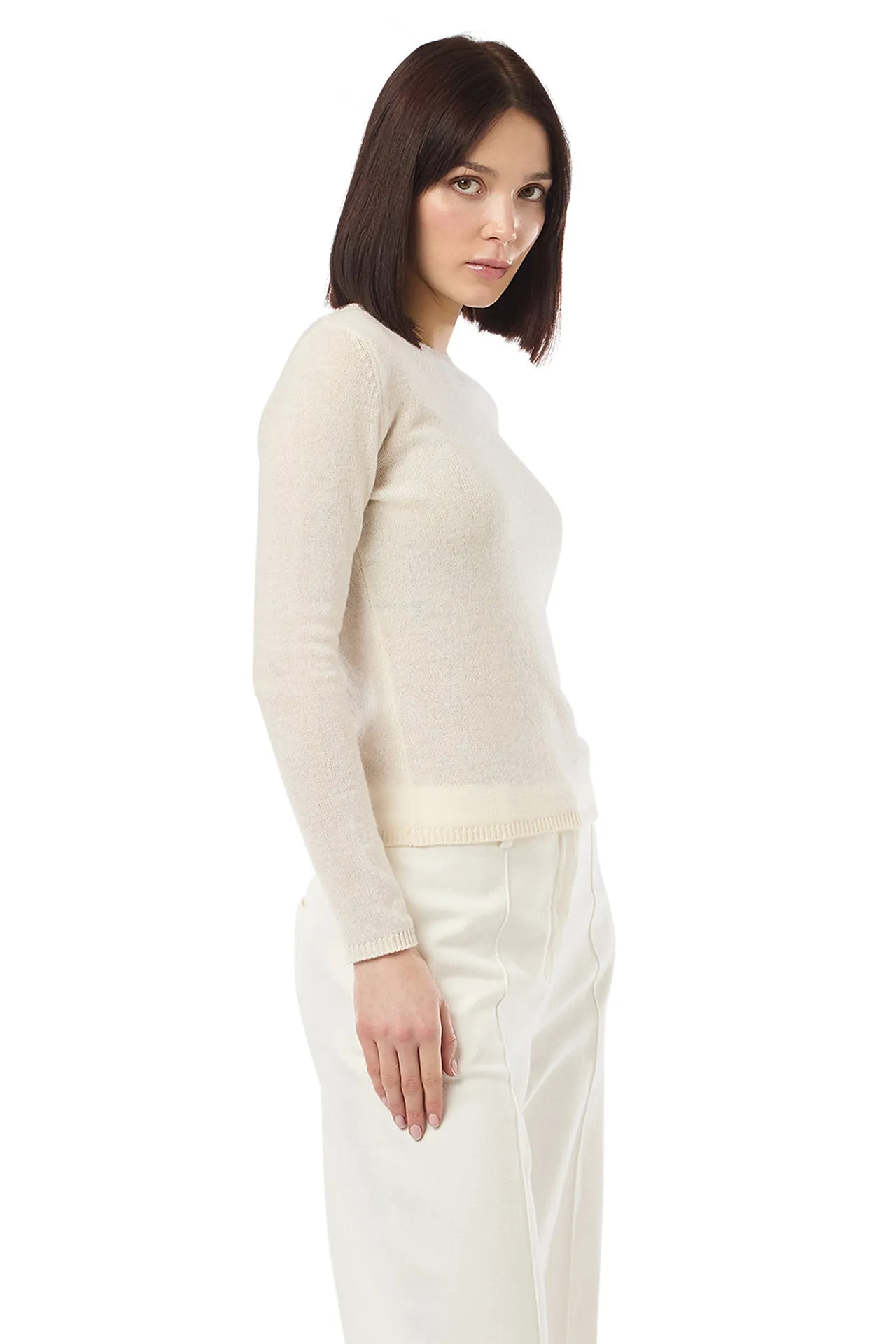 CREW NECK GAUZE SWEATER sold by Eleventy product image thumbnail 3