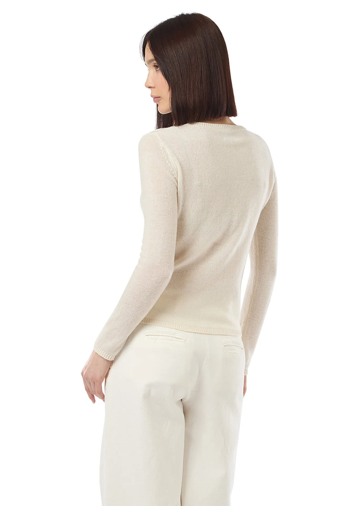 CREW NECK GAUZE SWEATER sold by Eleventy product image thumbnail 4