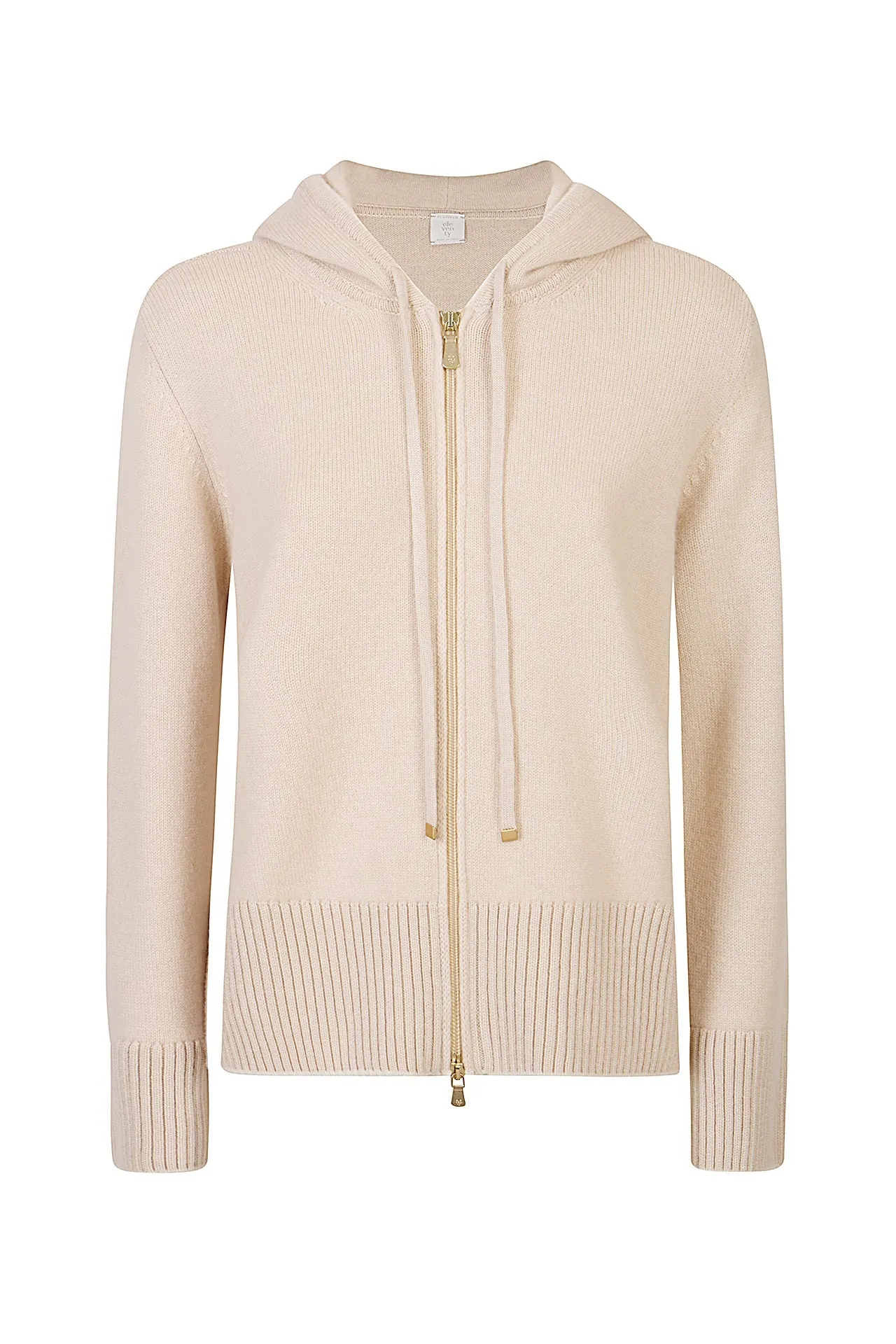 FULL ZIP TIPPING SWEATER sold by Eleventy