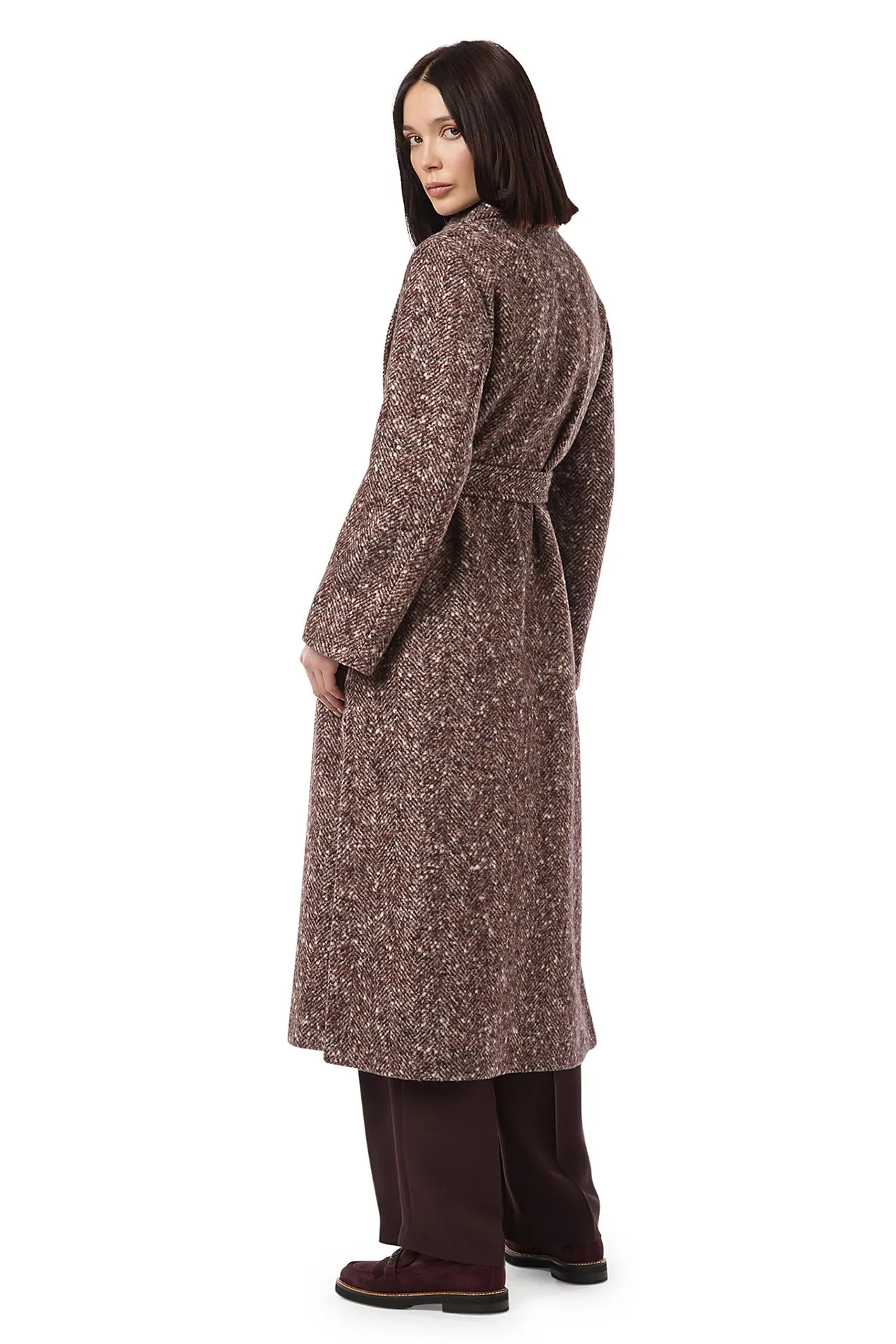 LONG COAT WITH BELT sold by Eleventy product image thumbnail 4