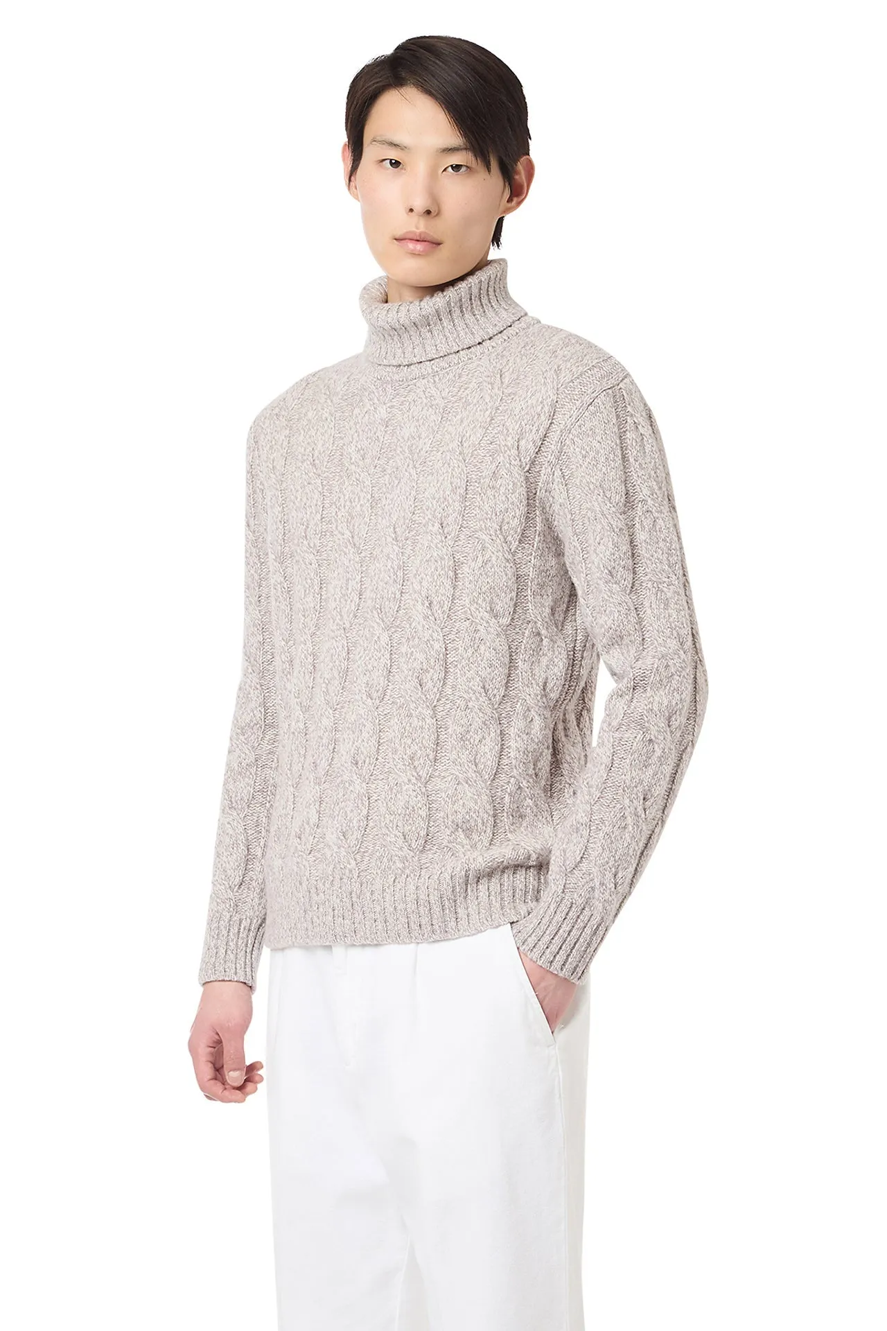 TURTLENECK BRAID SWEATER sold by Eleventy product image thumbnail 3