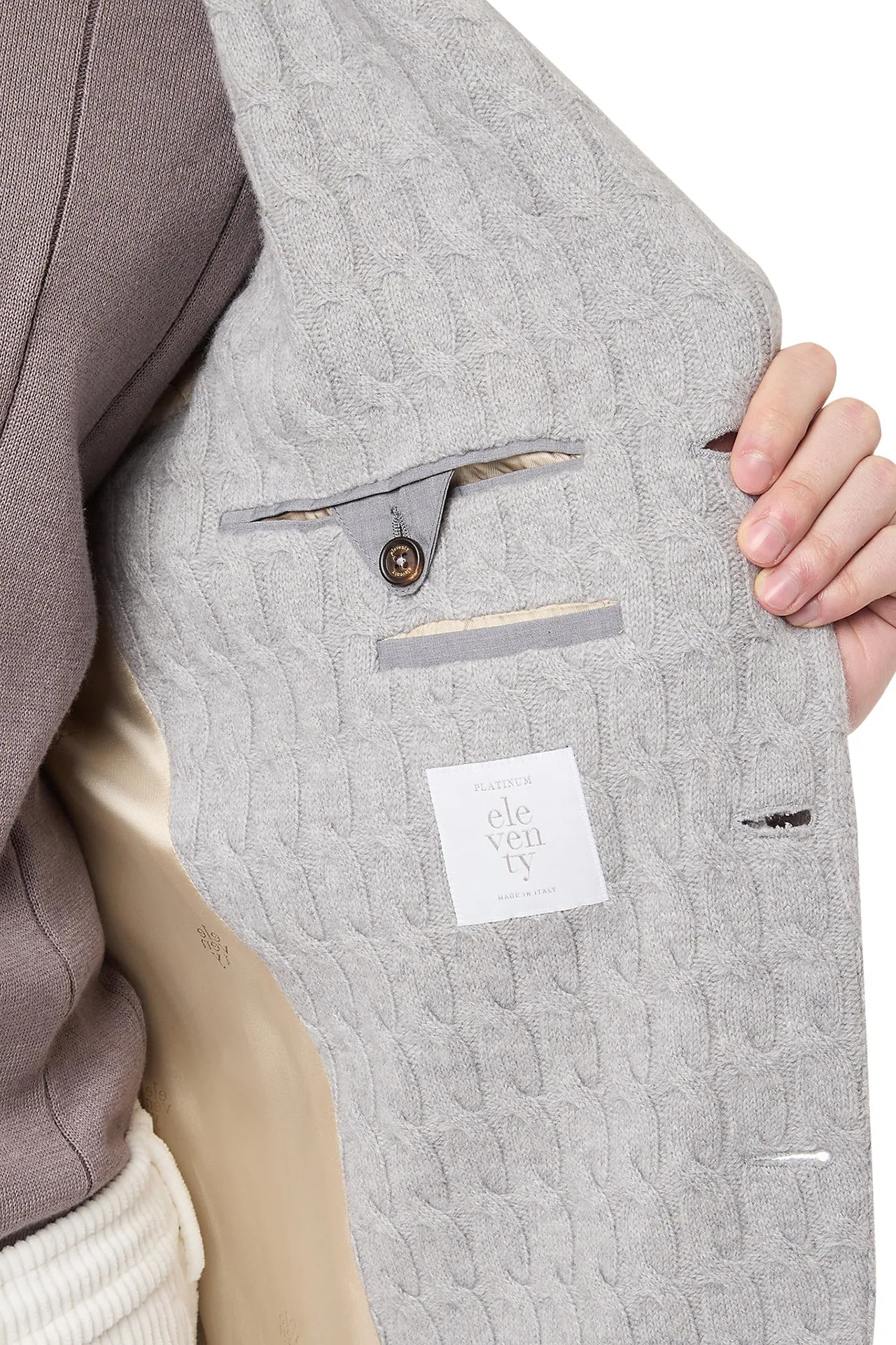 SOFT SINGLE BREASTED JACKET sold by Eleventy product image thumbnail 5