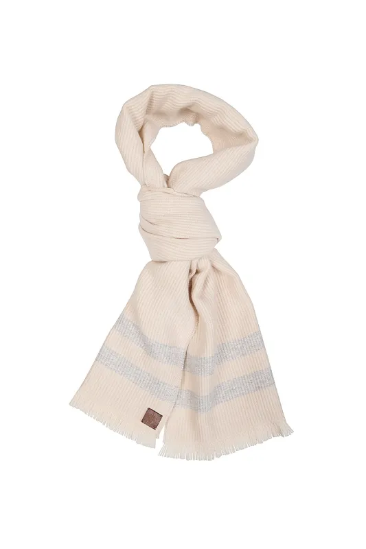 DOUBLE STRIPE SCARF 200X35 CM sold by Eleventy