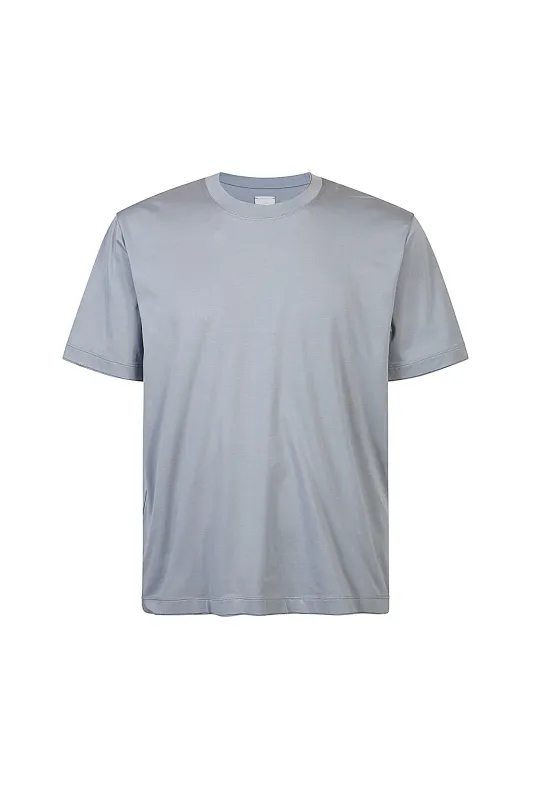 CREW NECK T-SHIRT WITH PIPING sold by Eleventy