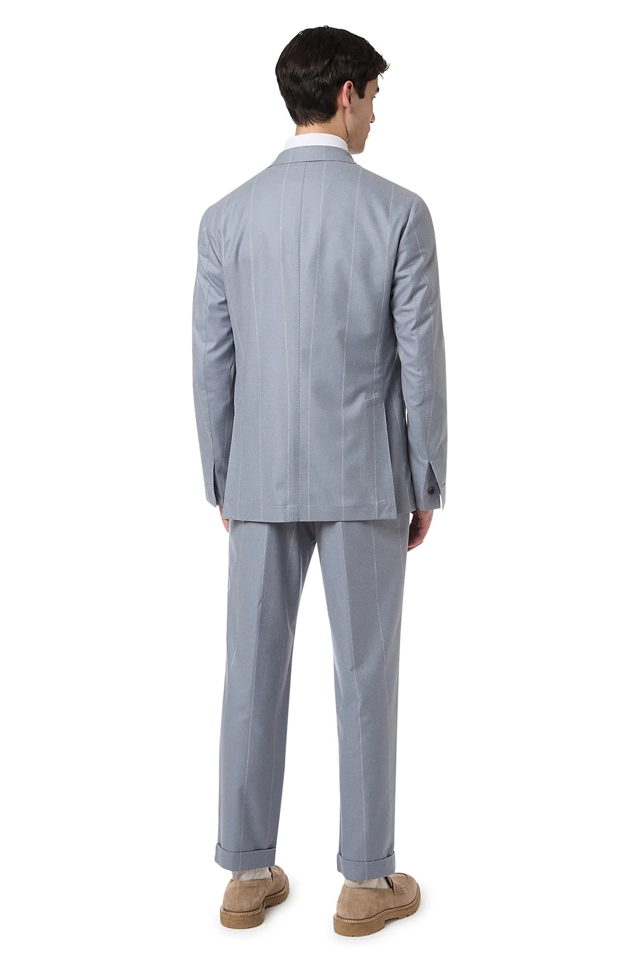 SINGLE-BREASTED SUIT WITH PENCED PANTS sold by Eleventy product image thumbnail 4
