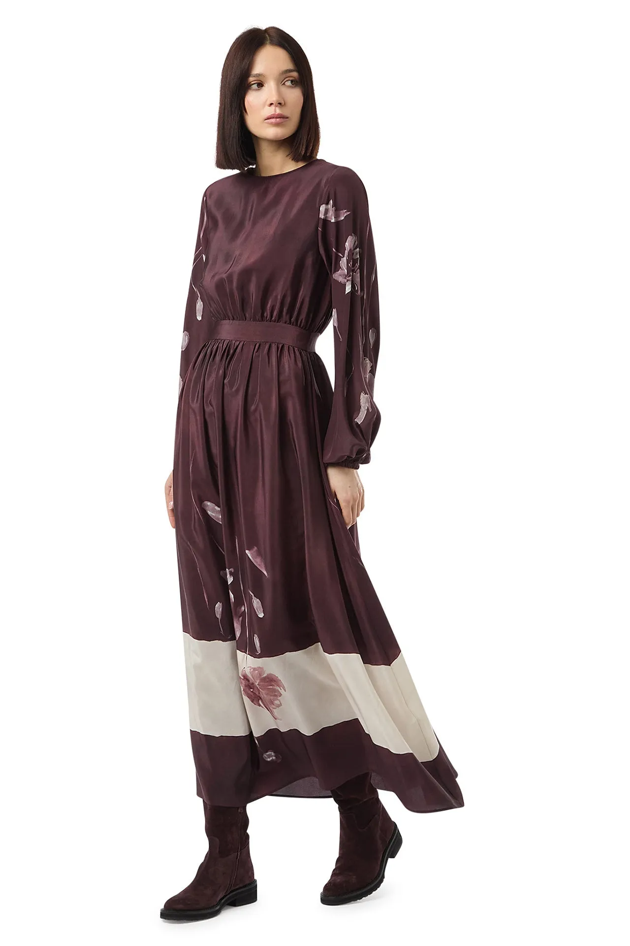 PRINTED LONG SLEEVE DRESS sold by Eleventy product image thumbnail 3