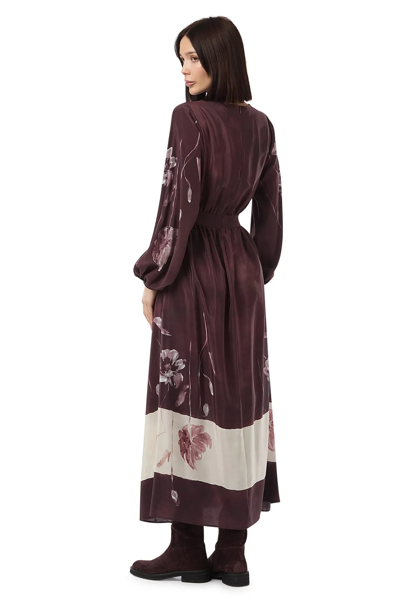 PRINTED LONG SLEEVE DRESS sold by Eleventy product image thumbnail 4
