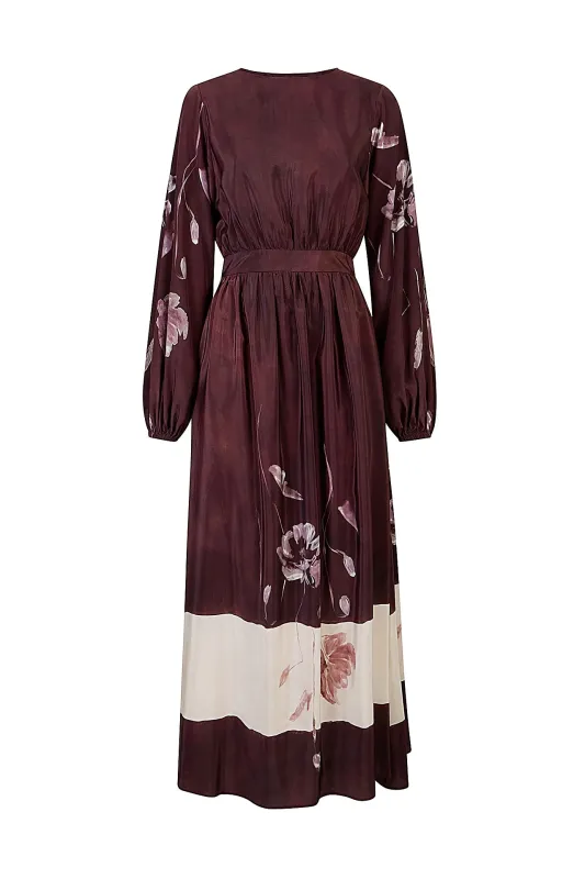 PRINTED LONG SLEEVE DRESS sold by Eleventy