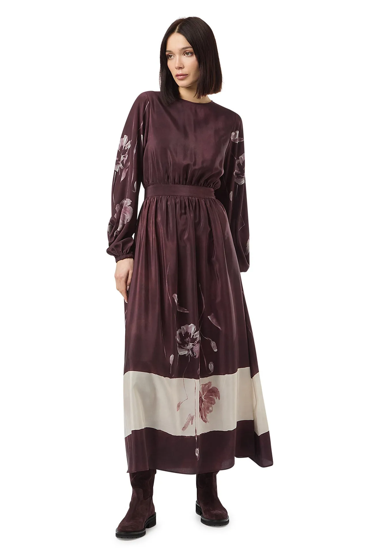 PRINTED LONG SLEEVE DRESS sold by Eleventy product image thumbnail 2