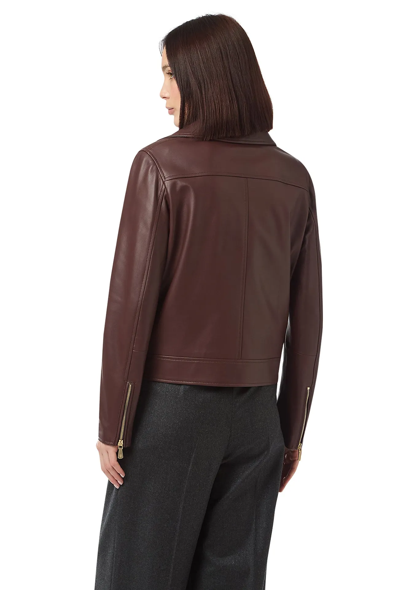NAPPA LEATHER JACKET sold by Eleventy product image thumbnail 4