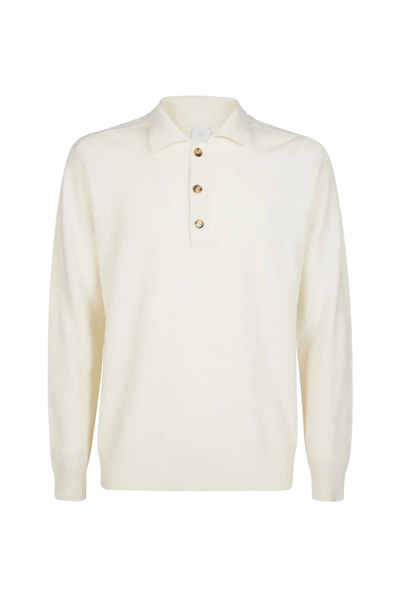 KNITTED POLO SHIRT sold by Eleventy