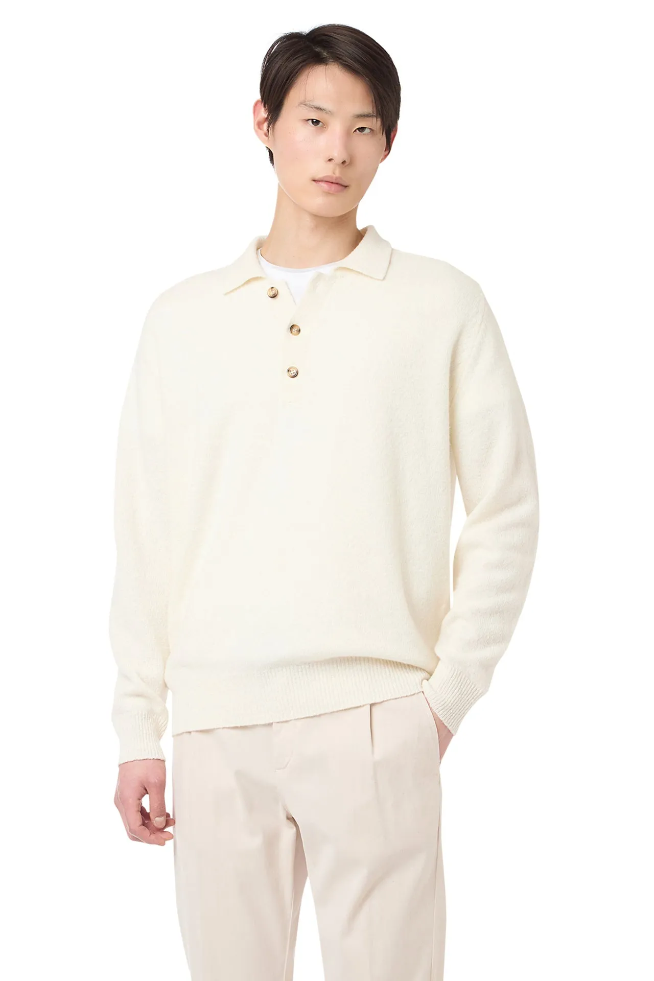 KNITTED POLO SHIRT sold by Eleventy product image thumbnail 3