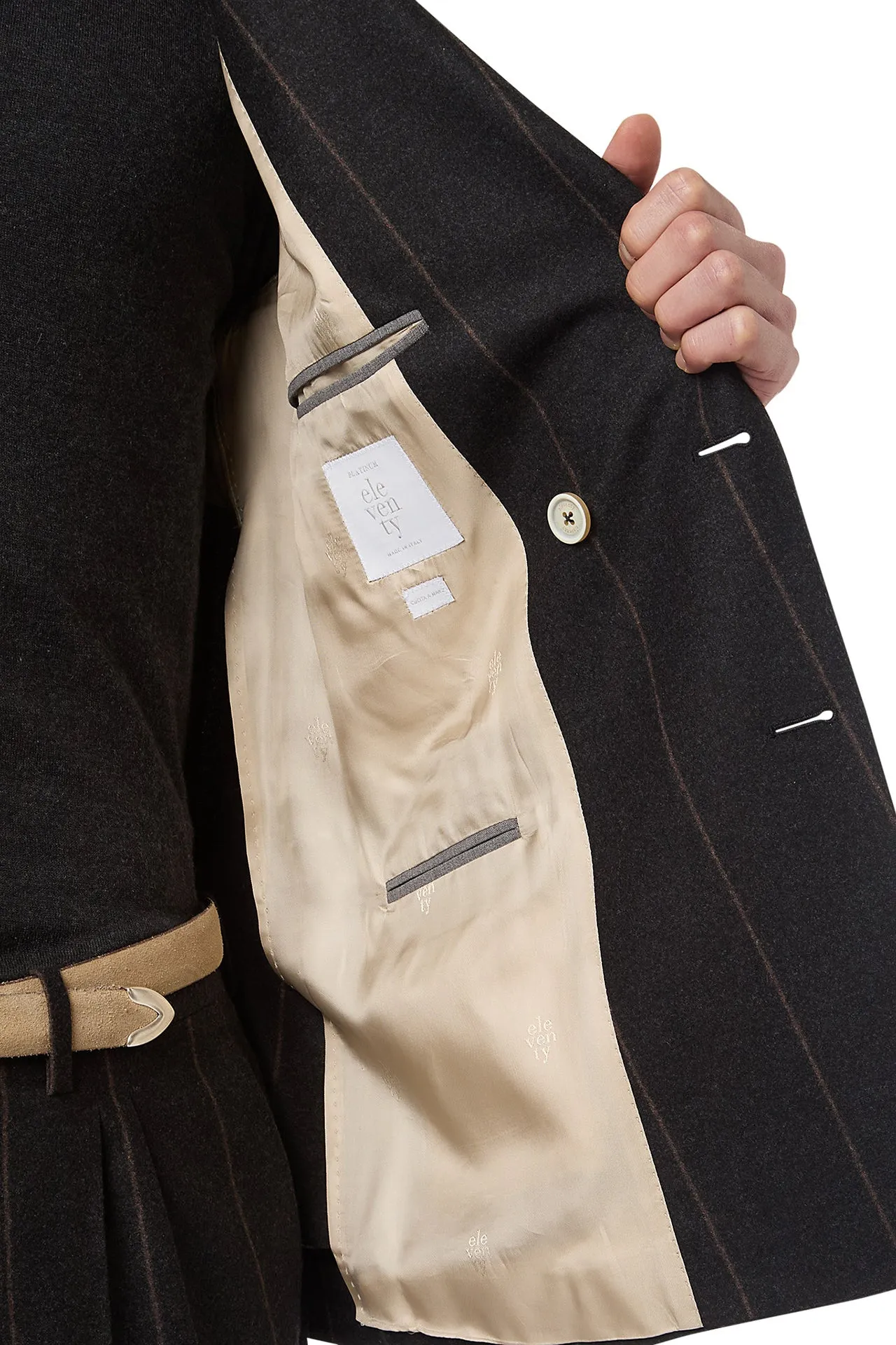 DOUBLE-BREASTED SUIT WITH PANTS sold by Eleventy product image thumbnail 5