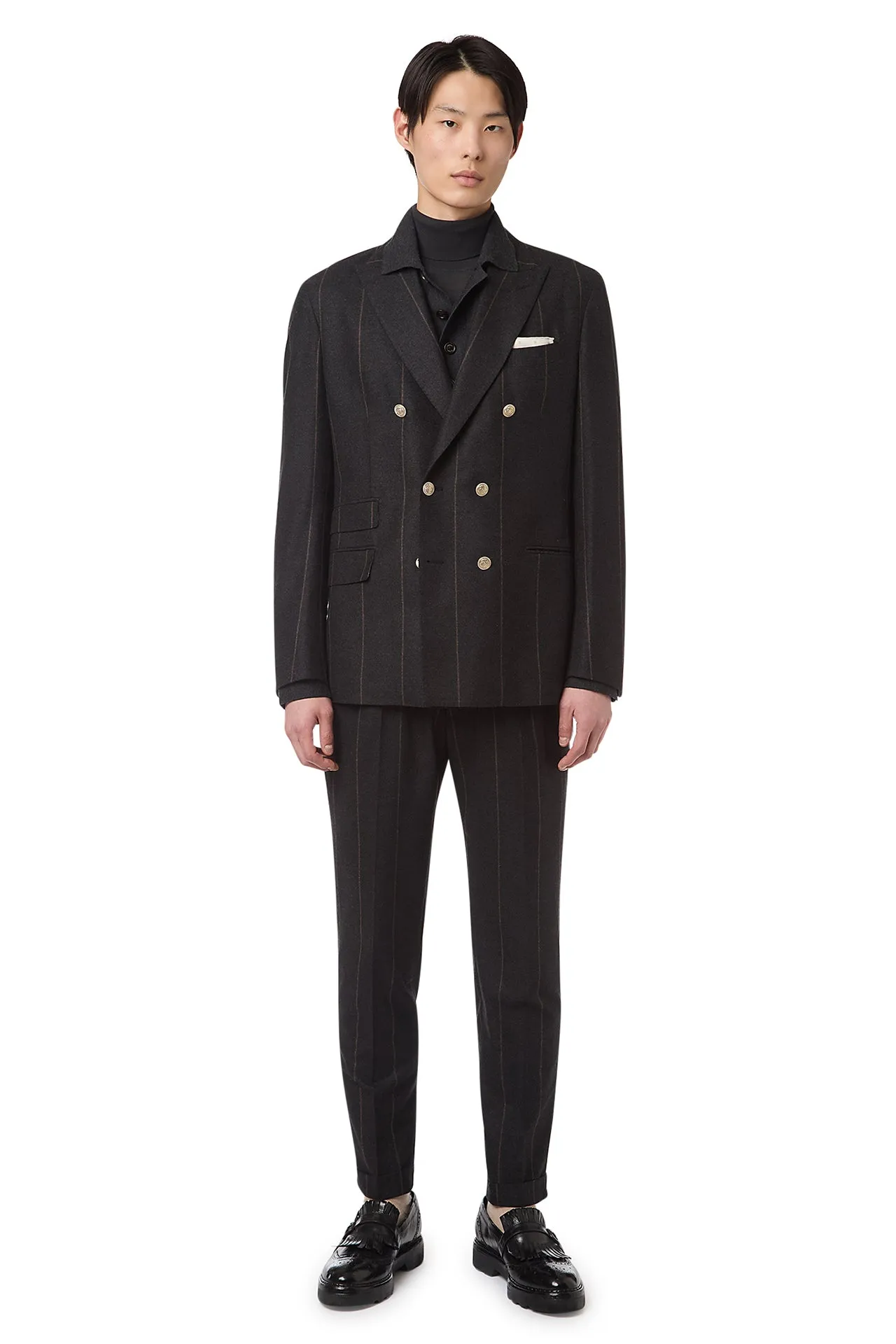 DOUBLE-BREASTED SUIT WITH PANTS sold by Eleventy product image thumbnail 2