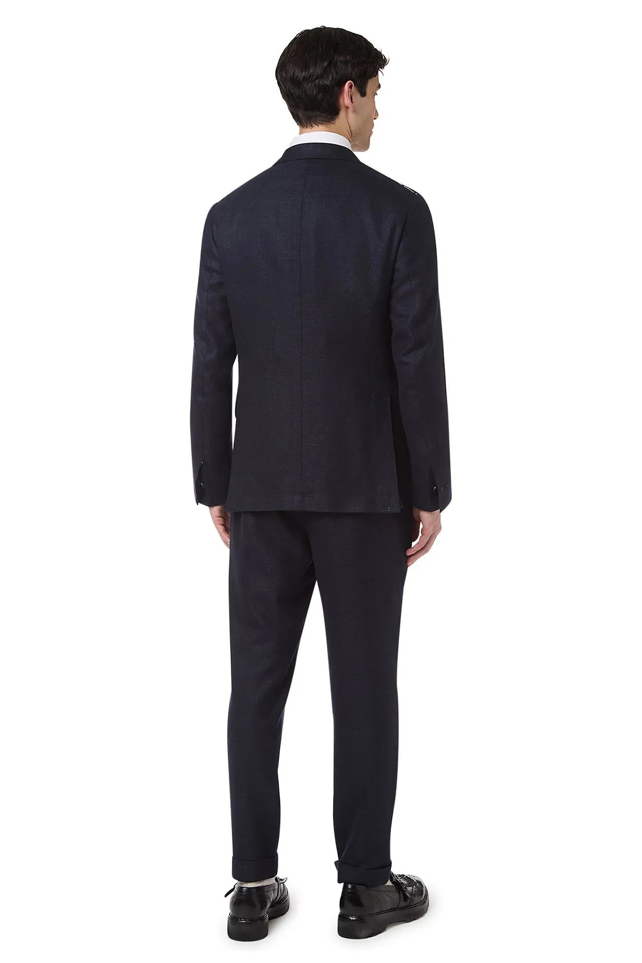 SINGLE-BREASTED SUIT WITH PENCED PANTS sold by Eleventy product image thumbnail 4