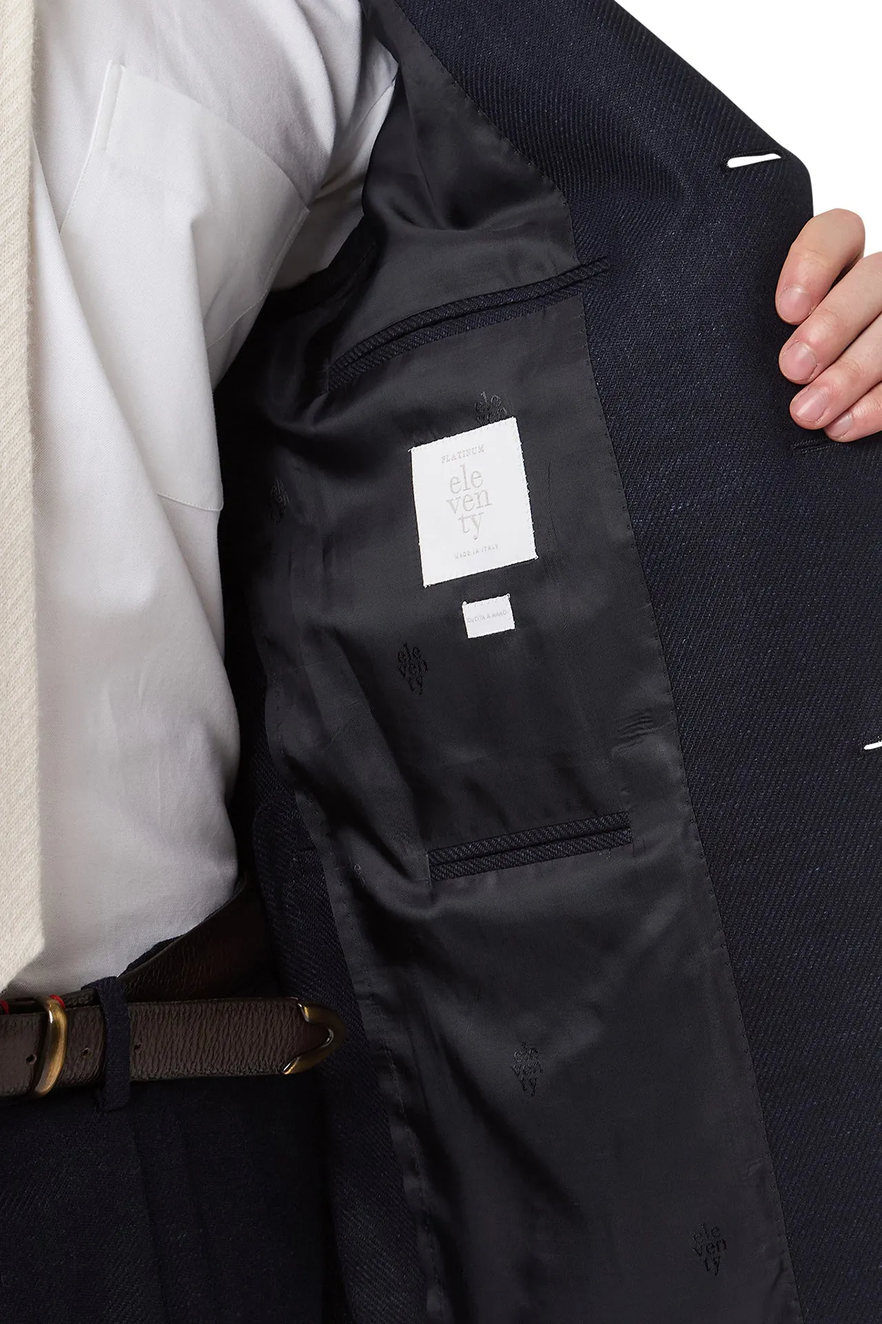 SINGLE-BREASTED SUIT WITH PENCED PANTS sold by Eleventy product image thumbnail 5