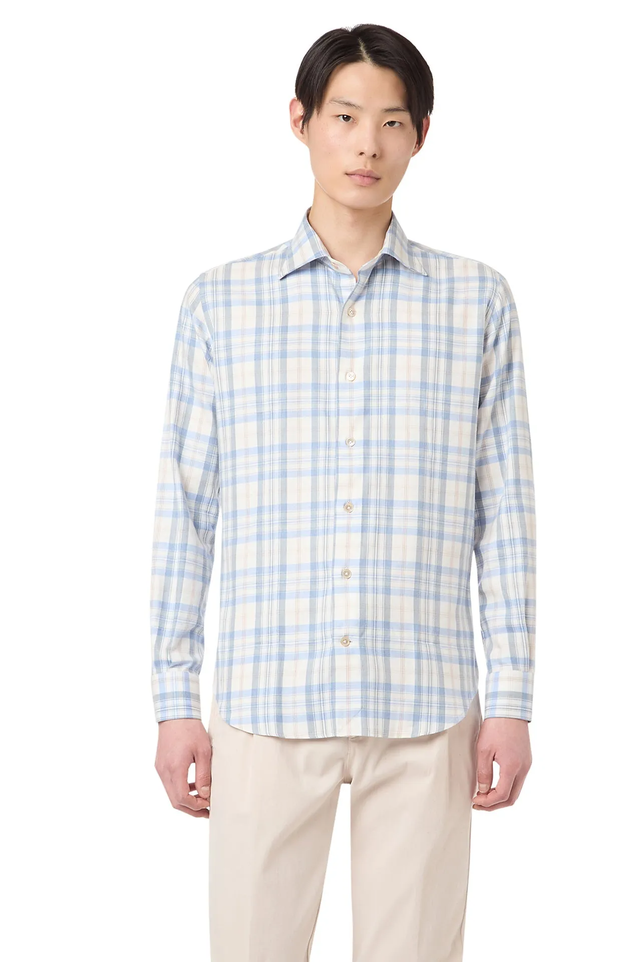 ML SHIRT WITH ITALIAN COLLAR sold by Eleventy