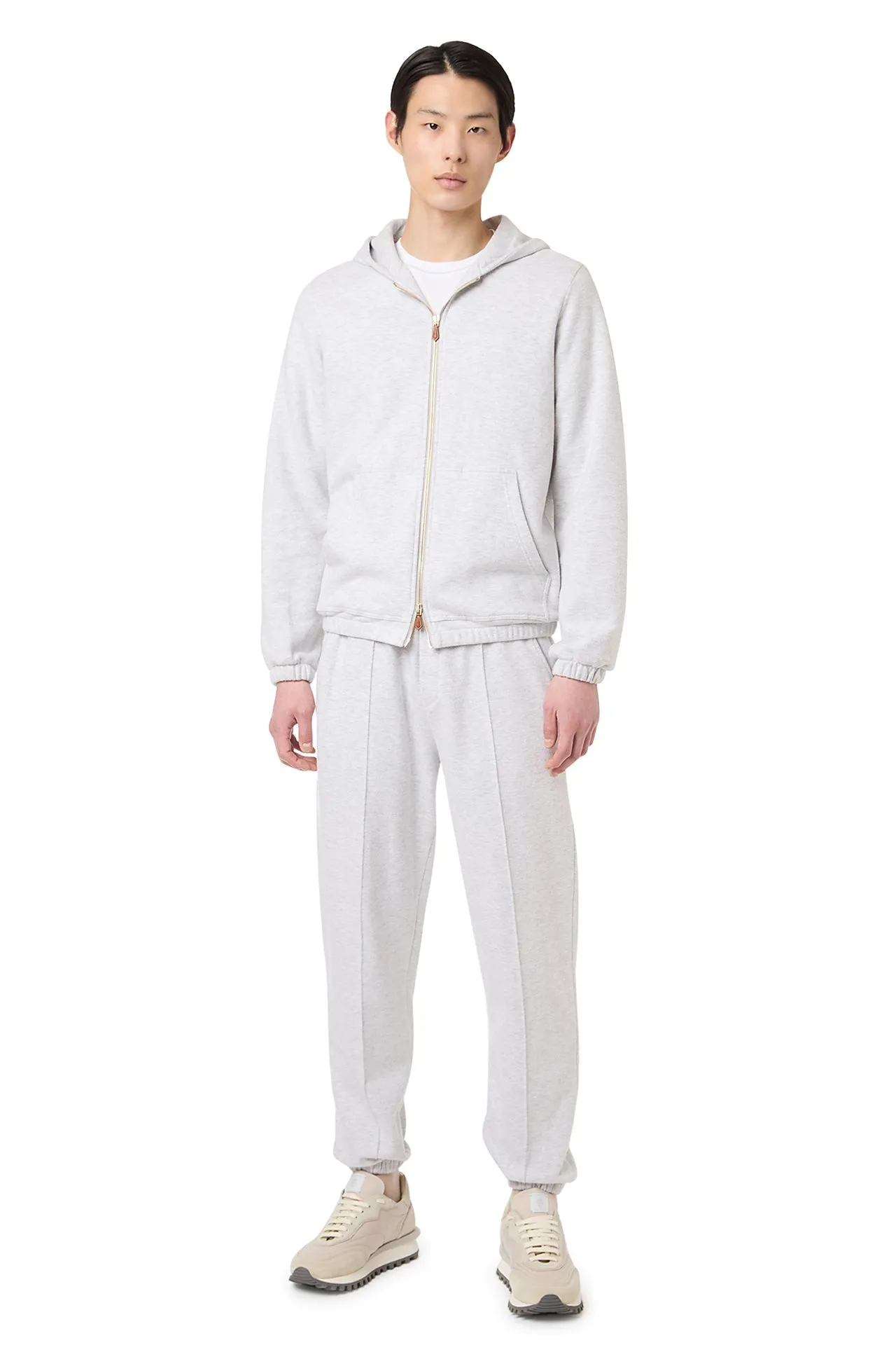 FULL ZIP HOODED SWEATSHIRT sold by Eleventy product image thumbnail 5