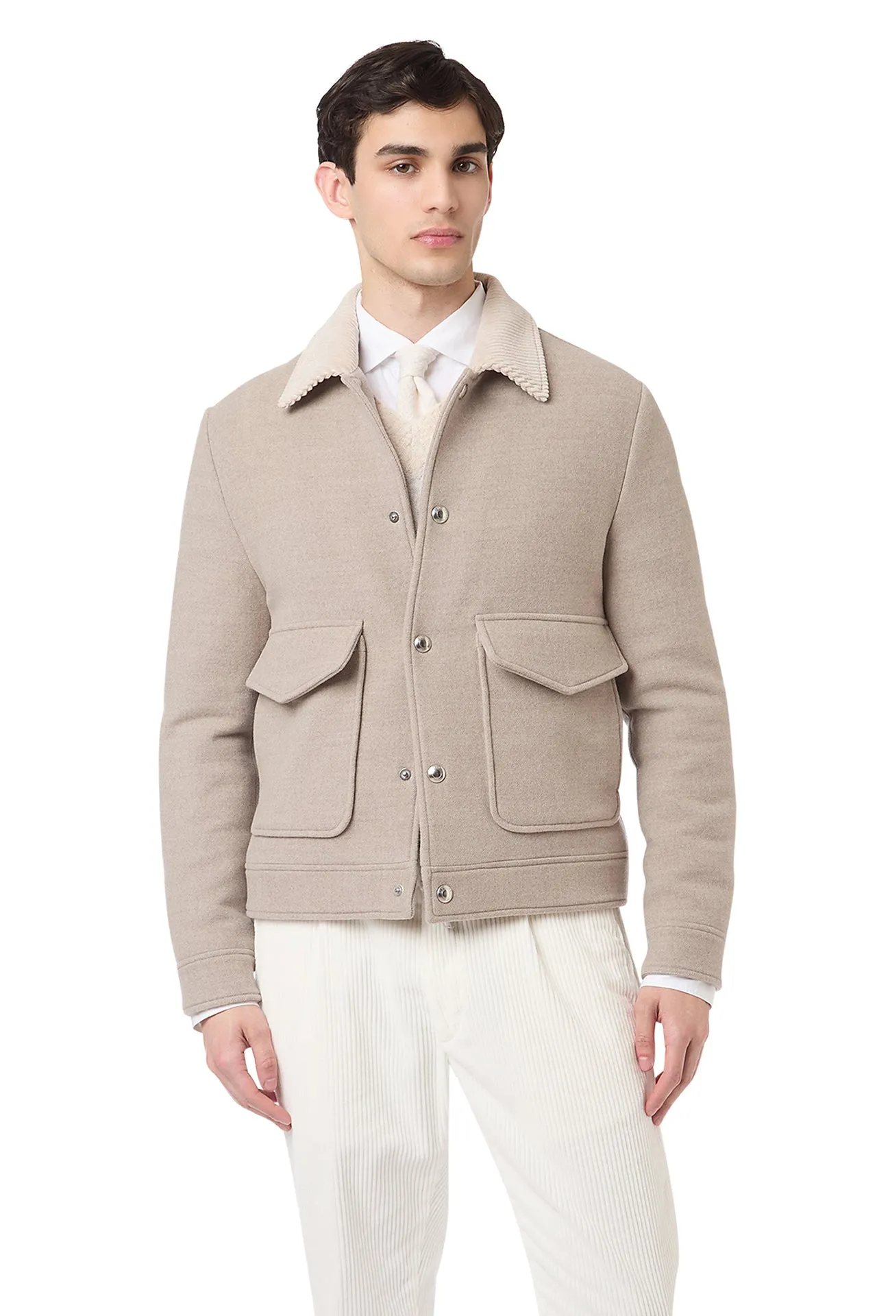 VELVET COLLAR JACKET sold by Eleventy product image thumbnail 2