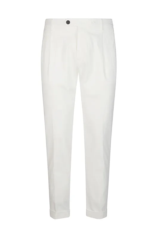 ELASTICATED PENCED TROUSERS sold by Eleventy