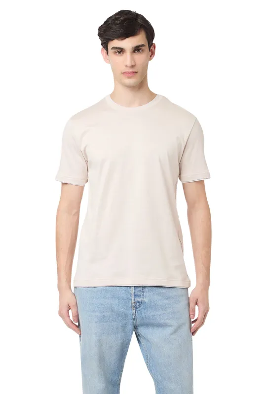 T-SHIRT WITH BORDERS sold by Eleventy