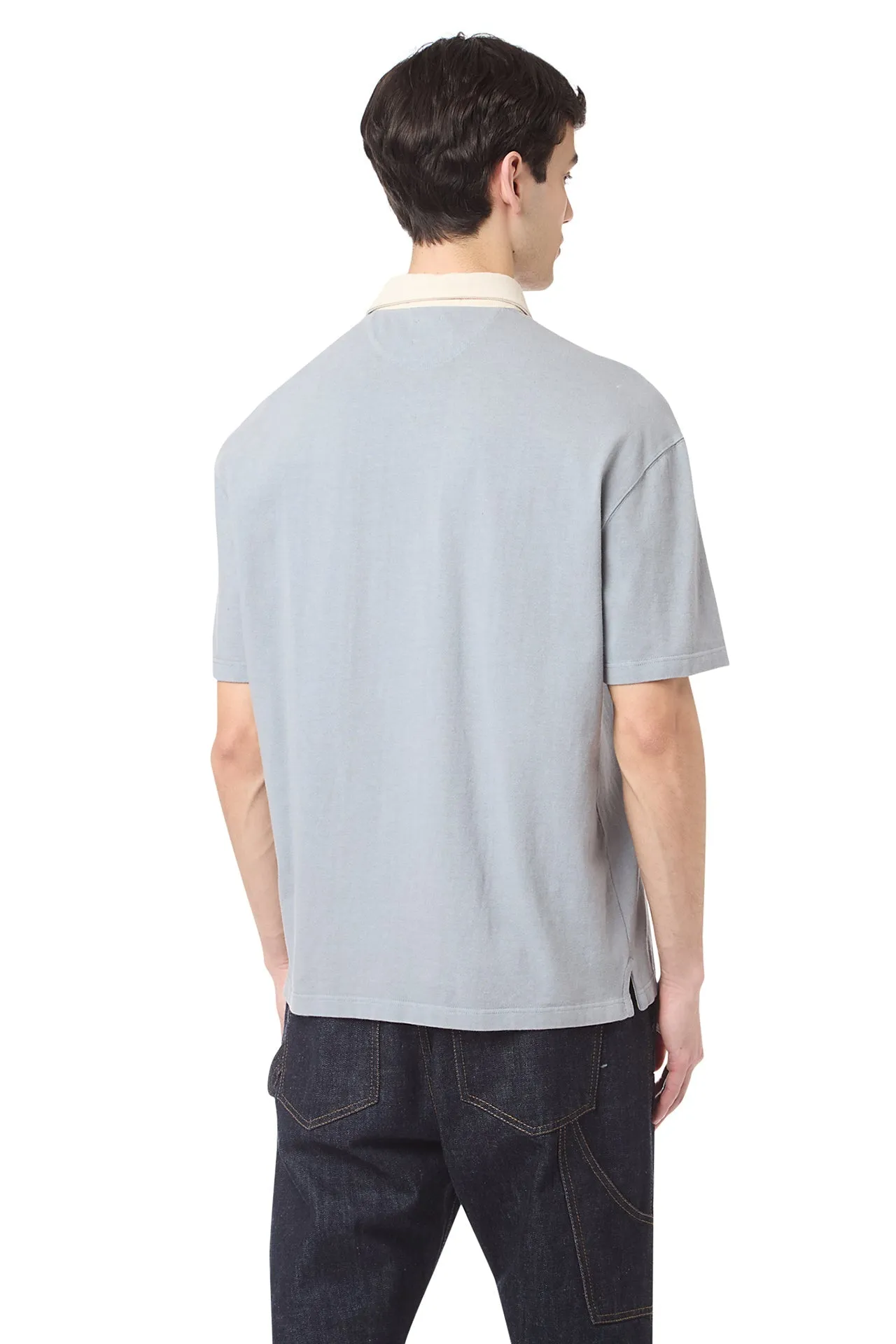 3 BUTTON PRINT POLO sold by Eleventy product image thumbnail 3