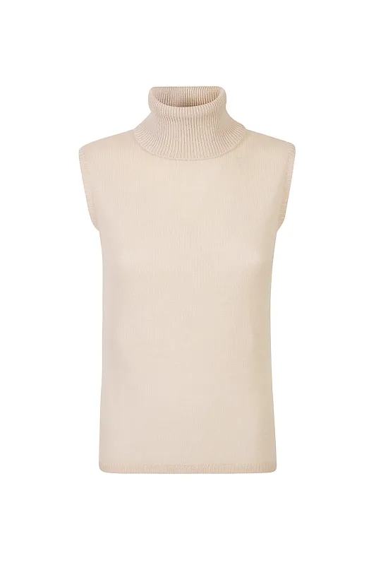 SLEEVELESS GAUZE SWEATER sold by Eleventy