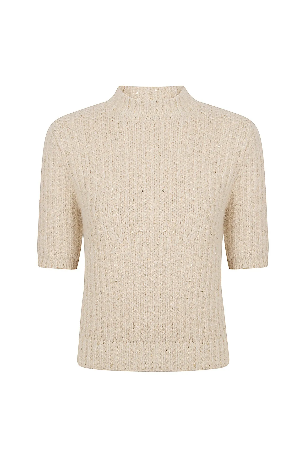 CREW NECK SHORT SLEEVE SWEATER sold by Eleventy