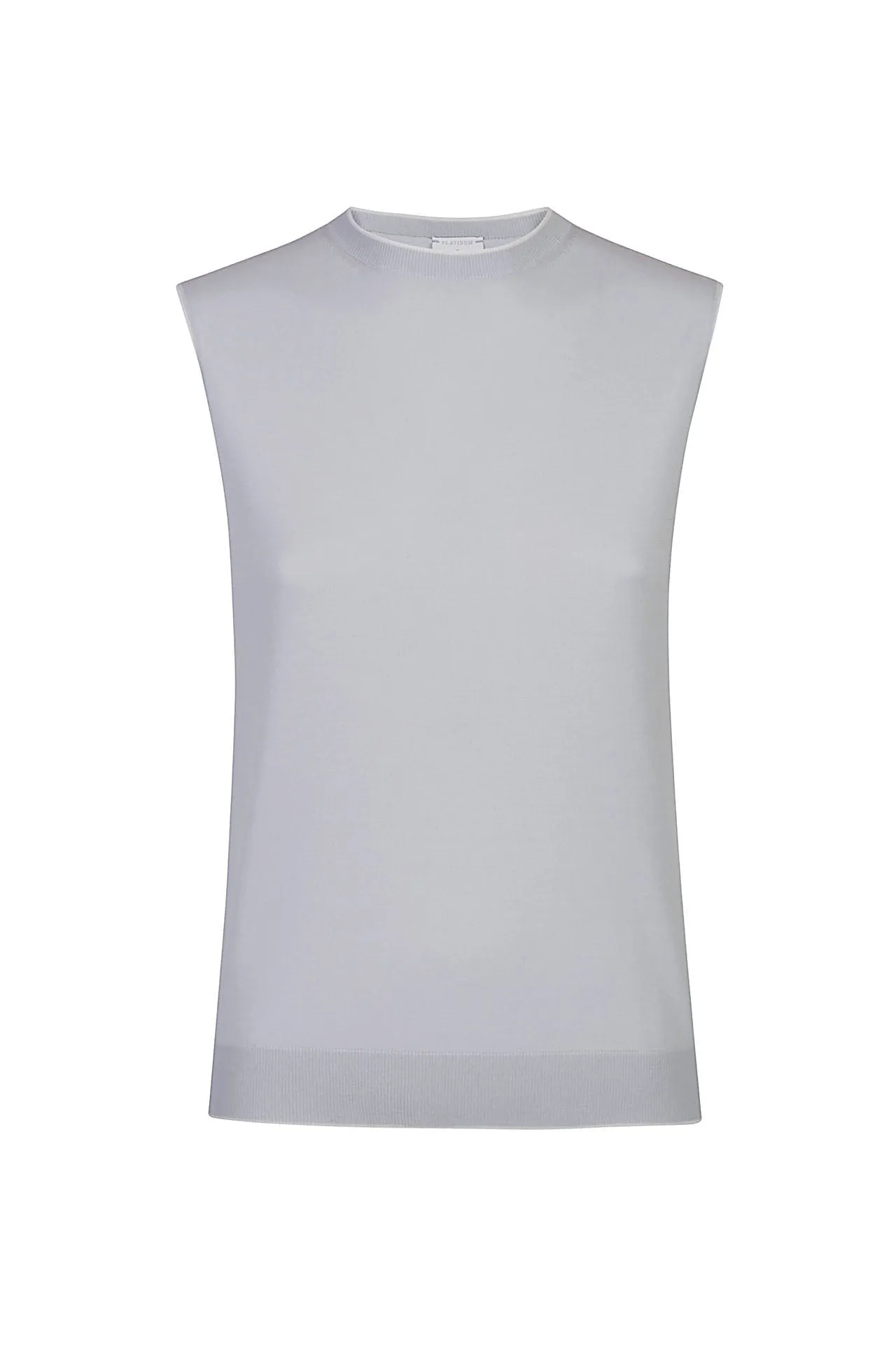 SLEEVELESS CREW NECK SWEATER sold by Eleventy