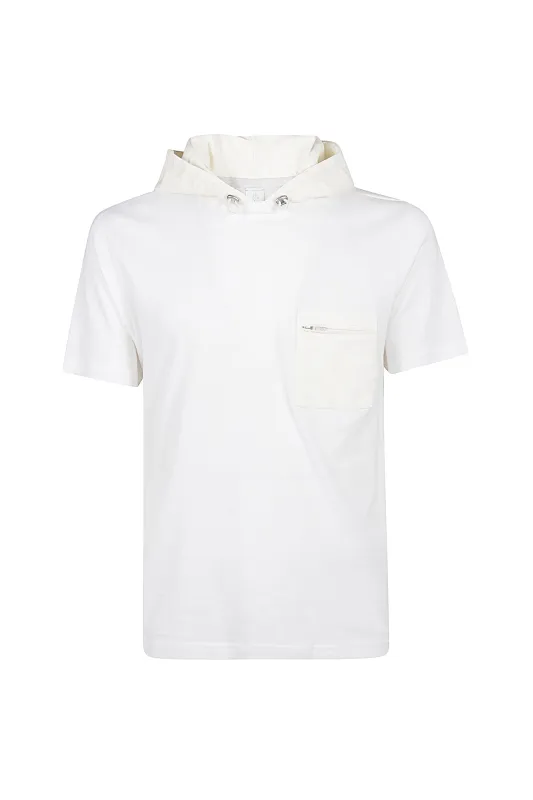 T-SHIRT WITH HOOD sold by Eleventy