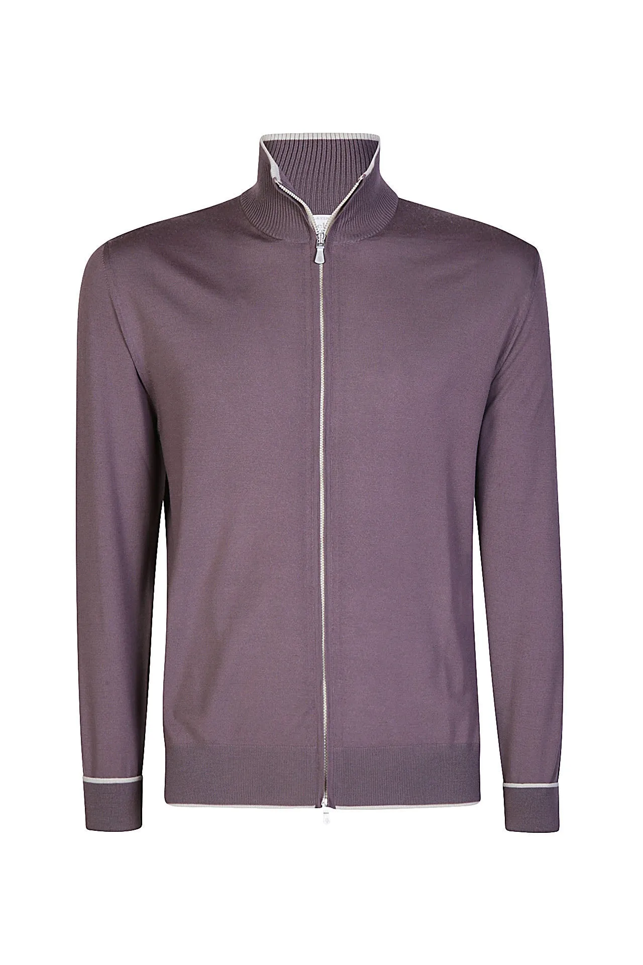MAGLIA FULL ZIP LANA 14 MICRON sold by Eleventy