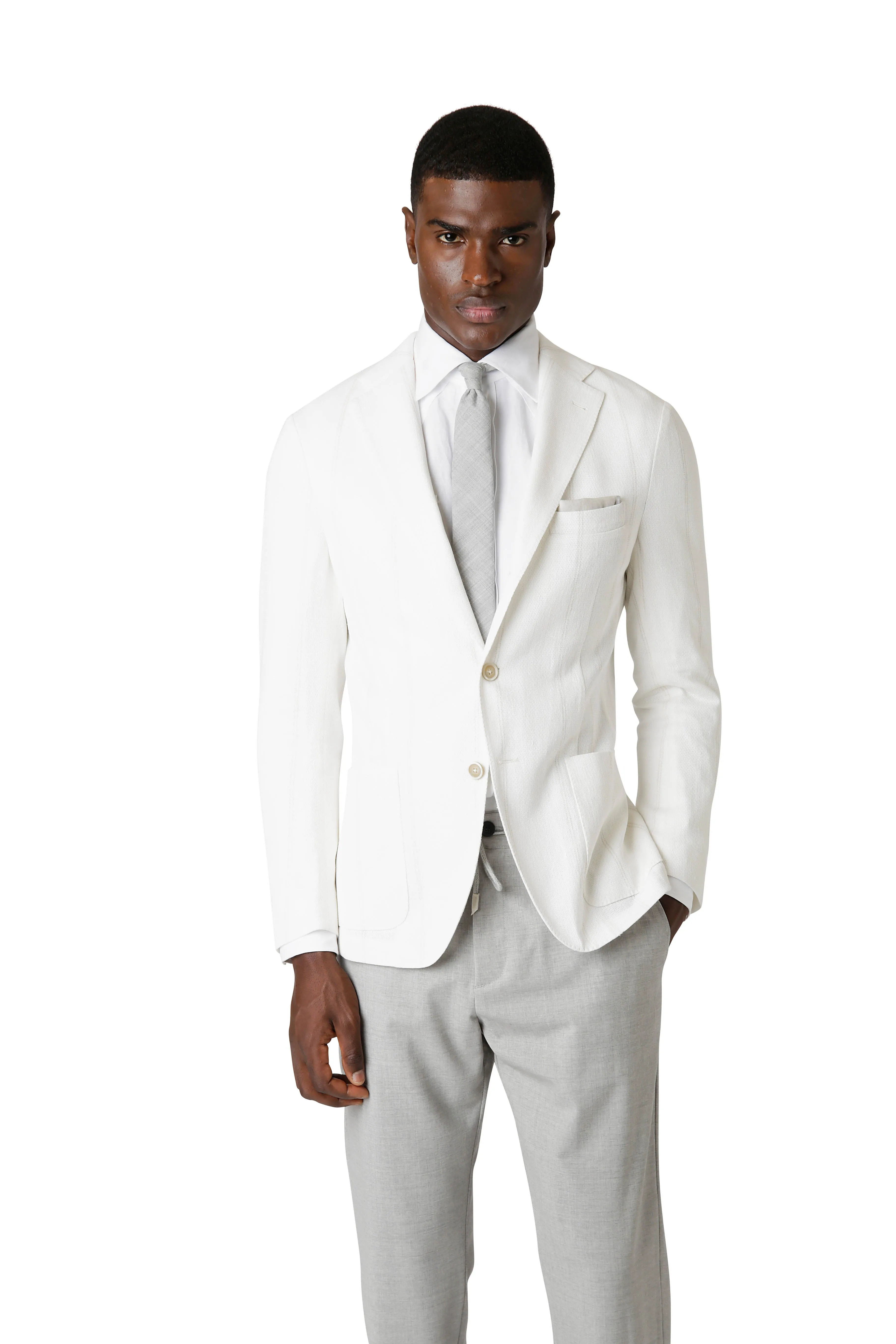 SOFT SINGLE-BREASTED JACKET sold by Eleventy product image thumbnail 2