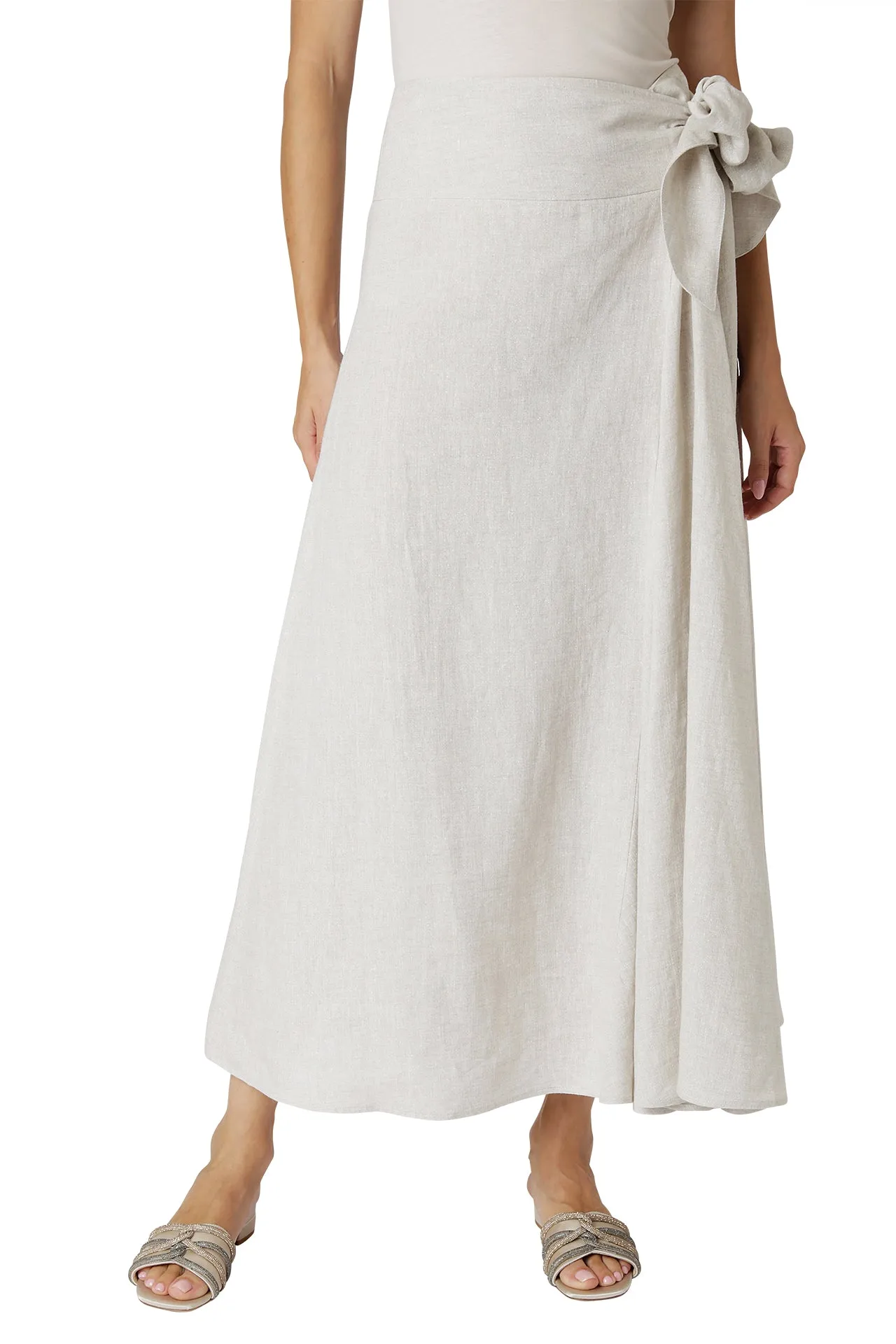 SKIRT WITH KNOT sold by Eleventy product image thumbnail 2