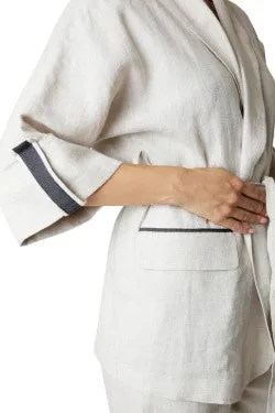 JACKET WITH BELT sold by Eleventy product image thumbnail 4