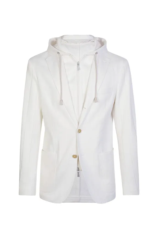 JACKET WITH HOOD sold by Eleventy