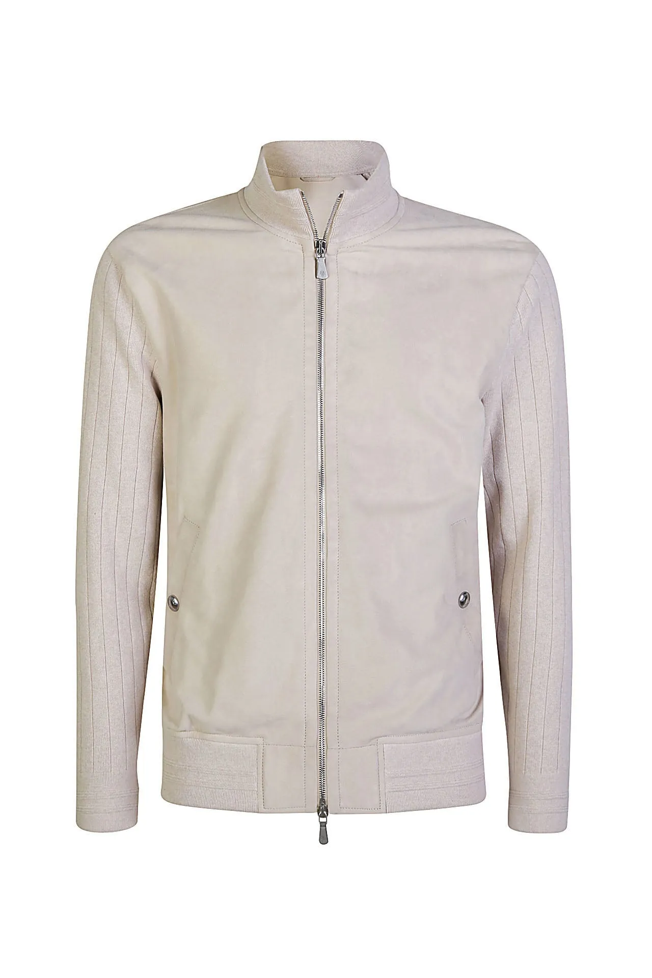 SUEDE AND KNIT JACKET sold by Eleventy