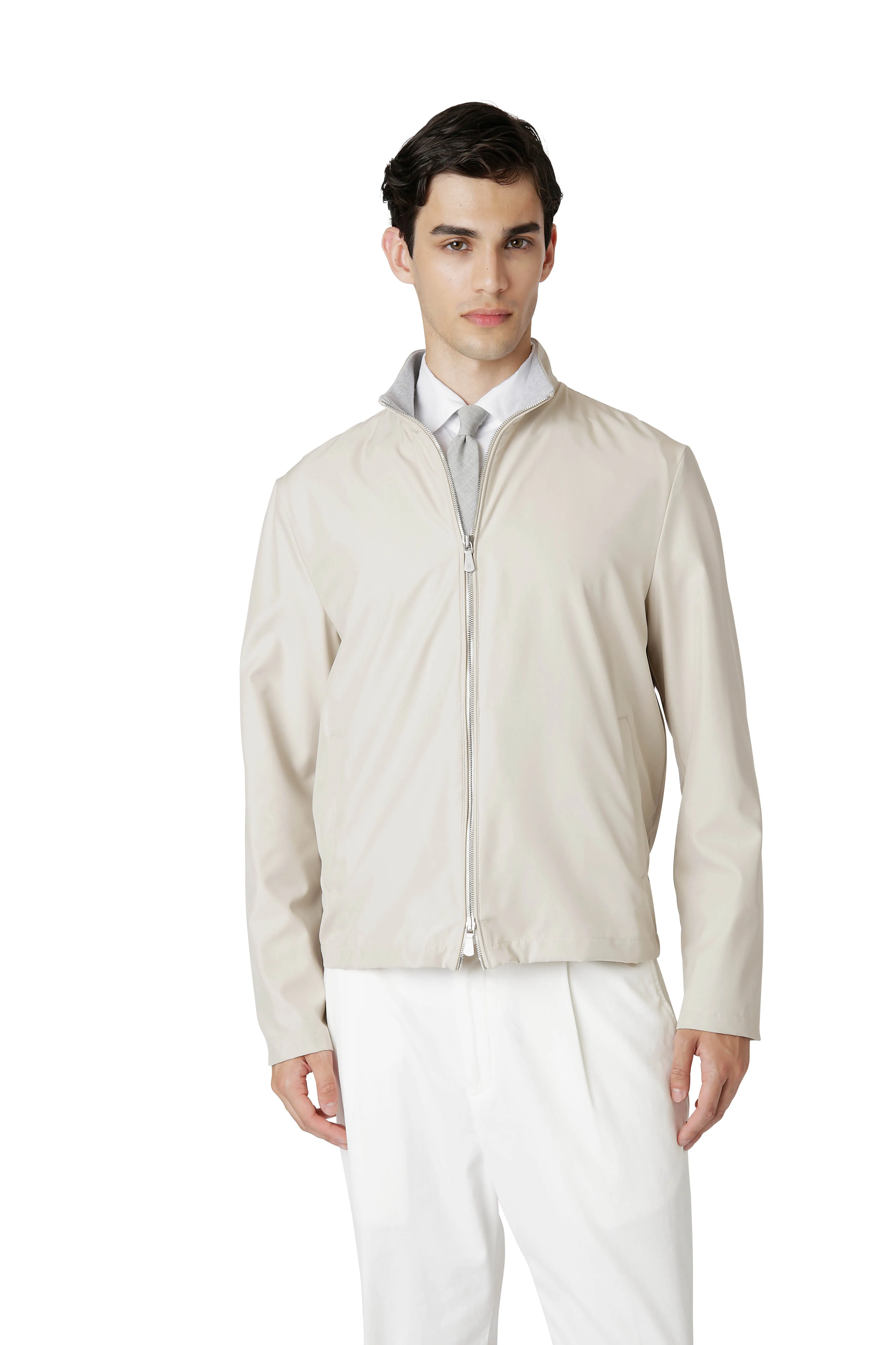 FULL JACKET WITH STAND NECK sold by Eleventy product image thumbnail 2