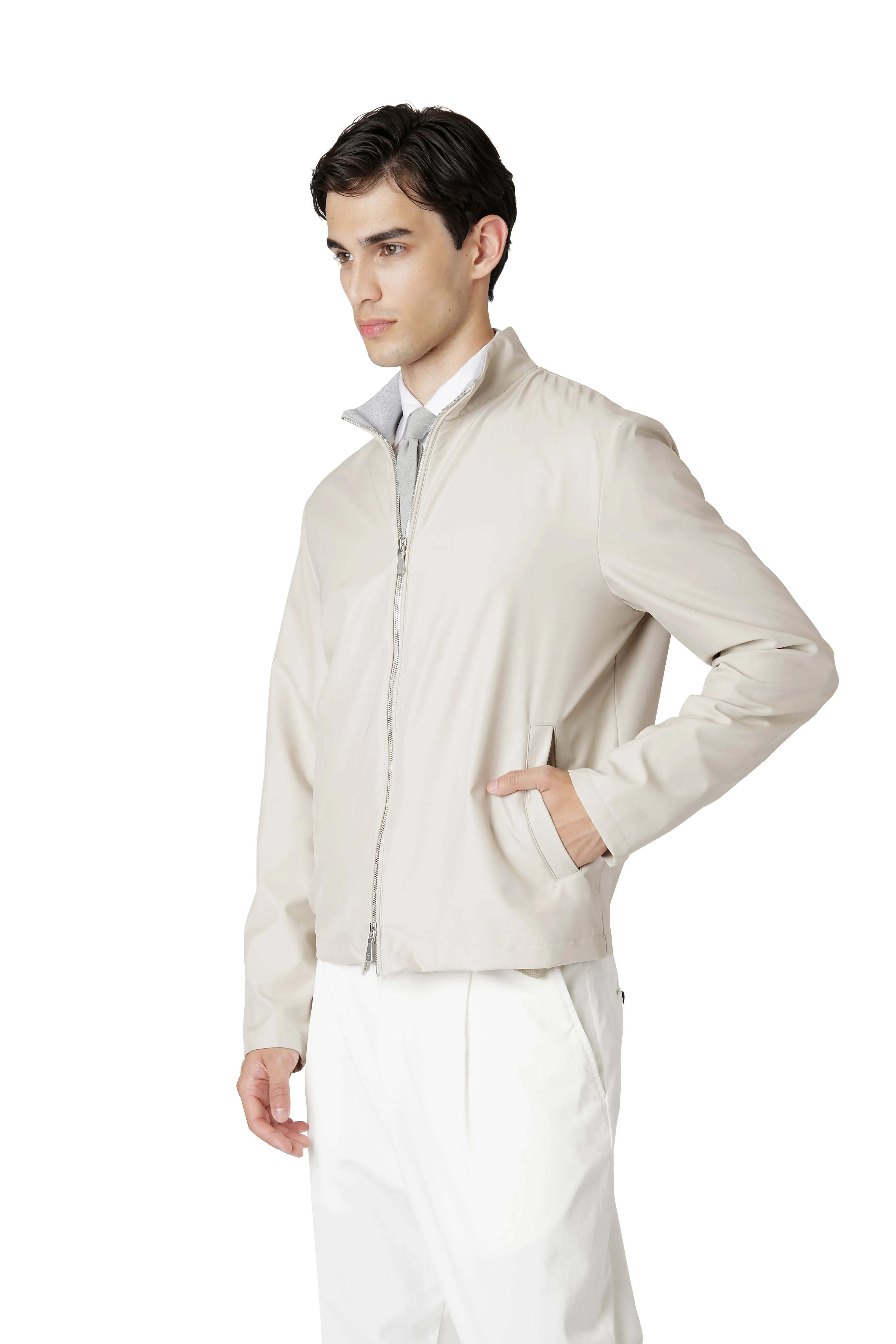 FULL JACKET WITH STAND NECK sold by Eleventy product image thumbnail 3