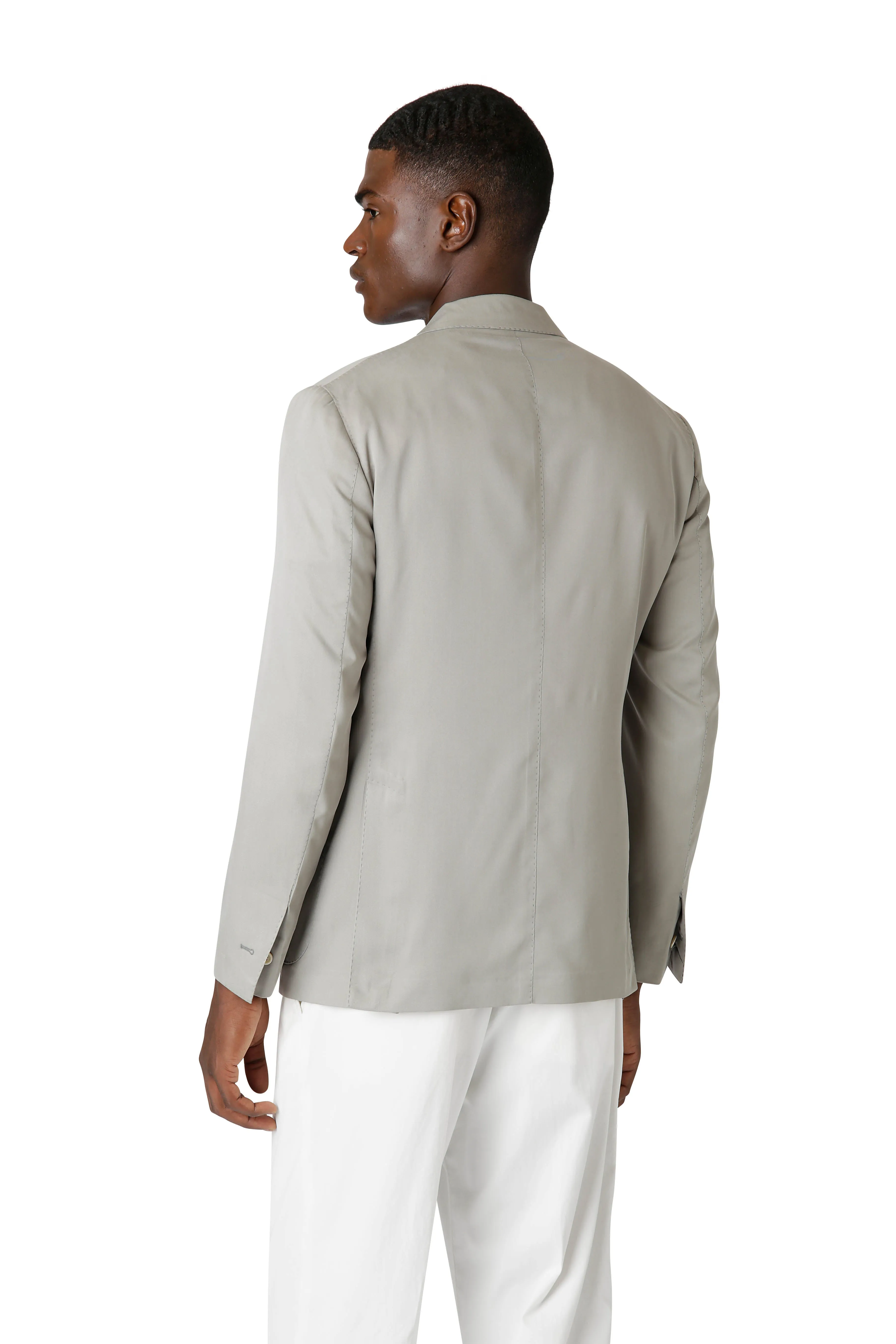 SOFT JACKET WITH 3 PATCH POCKETS sold by Eleventy product image thumbnail 4