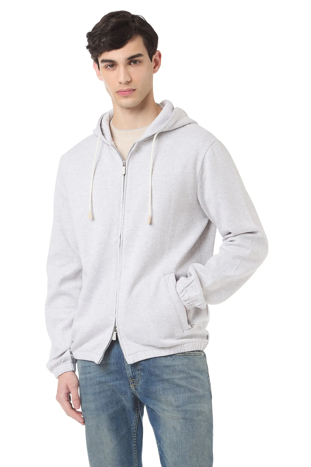 FULL ZIP HOODED SWEATSHIRT sold by Eleventy product image thumbnail 2
