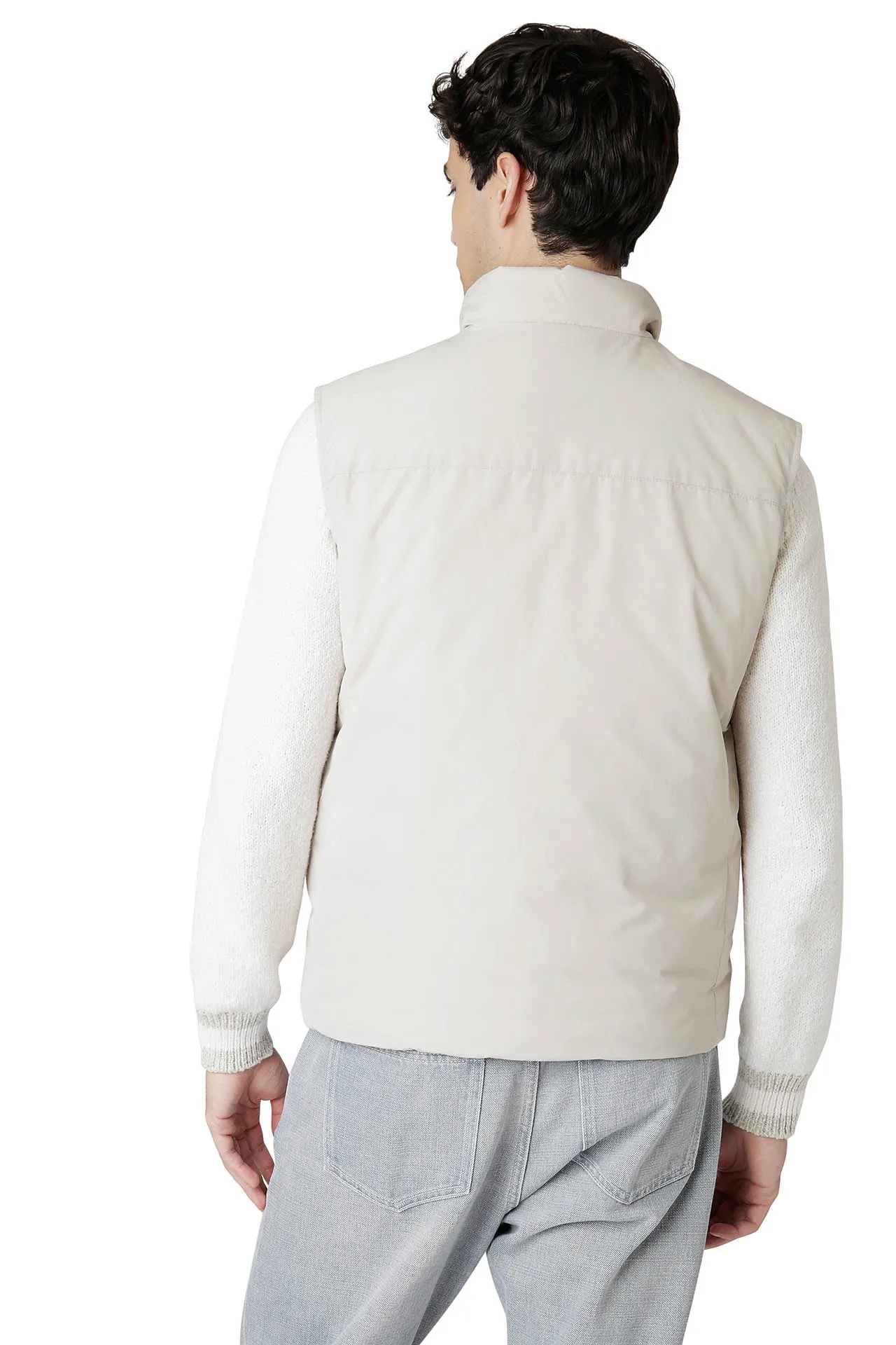 STAND-NECK VEST sold by Eleventy product image thumbnail 5