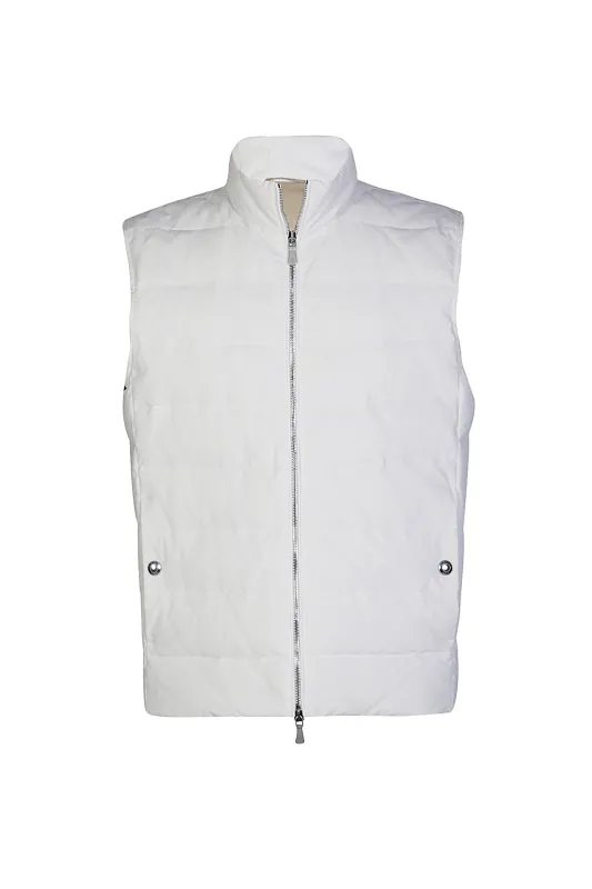 STAND-NECK VEST sold by Eleventy